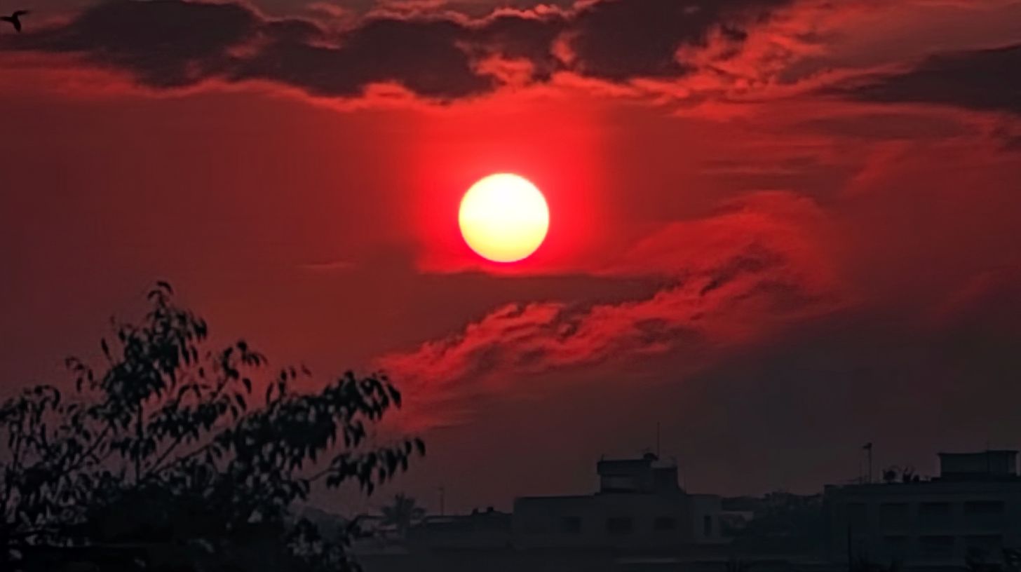 Alarme Vermelho no Horizonte: O Amanhecer Diferente Como Sinal de Alerta Ambiental - Papel News